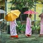 Nuns with umbrellas (2)